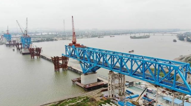 南沙港铁路建设进度 中山设黄圃,东凤两站点