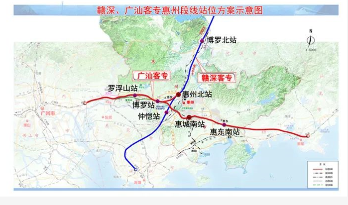 深汕高铁惠东站位置图片