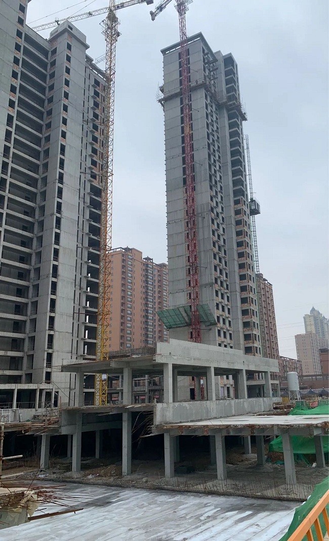 天玺城11月工程进度-运城楼盘网