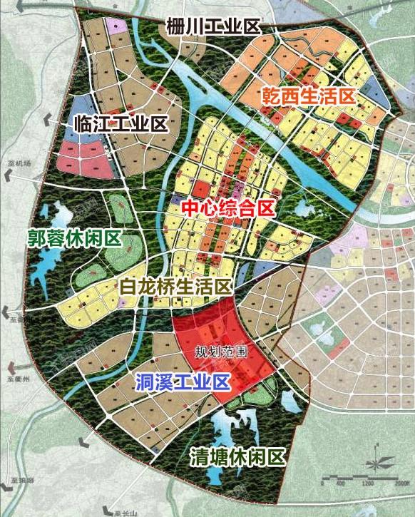 金华婺城新区规划图图片