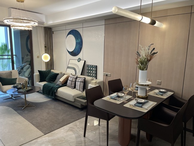 现场实拍保利天汇95105㎡样板间实景一览