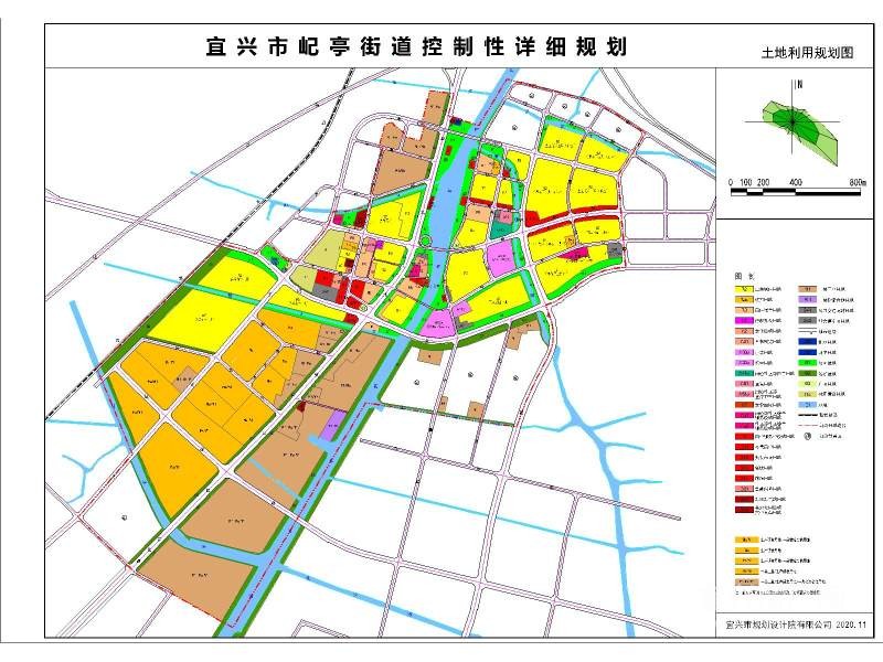 关于宜兴市屺亭街道控制性详细规划批前公示