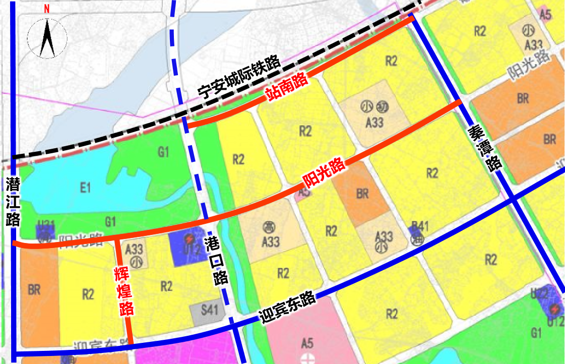 安庆市阳光路、站南路、辉煌路规划方案出炉