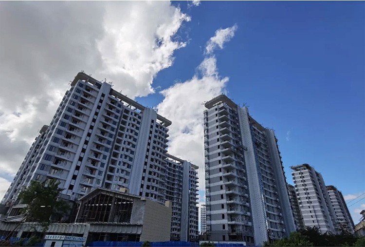 工程进度三亚金冠亚沙村西区新工程进度