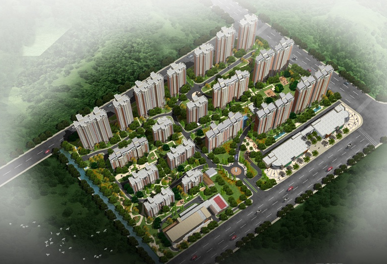 丽景嘉园,28万方城市正 绿意美宅,罕有配套恒温泳池的高尚生活大盘.