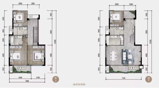 祥生东方樾叠墅户型图图片