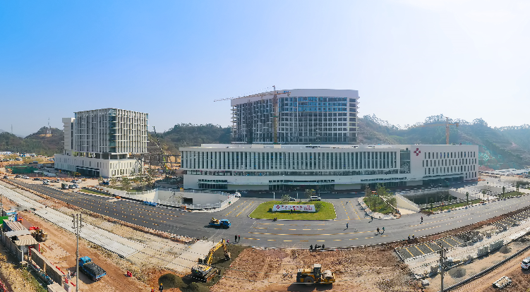 深河人民医院主体结构正式完成!今日开始运营