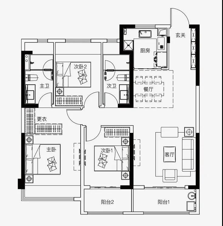 扬州奥园京杭湾户型图