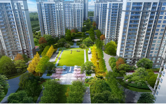 岳麓名城第二组团丨1.95容积率的低密住宅究竟多难得