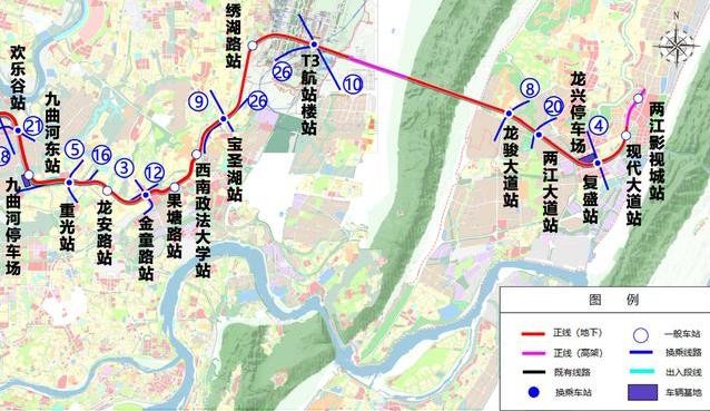 目前,該工程已納入《重慶市城市軌道交通第四期建設規劃(2020—2025年