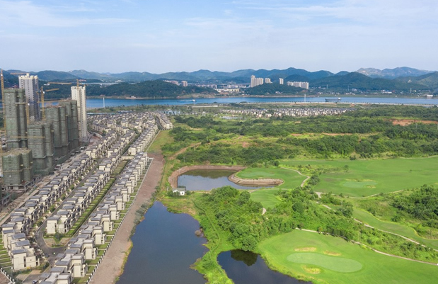 湘江富力城俯拍图(湘江湾区)