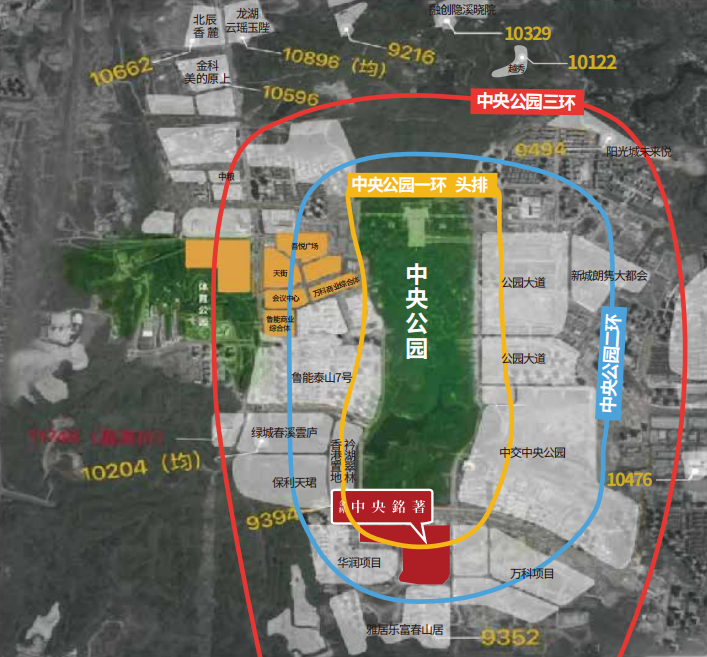 重庆中央公园规划图图片