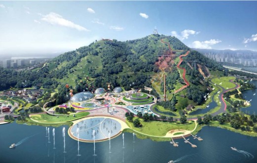 乐清市盐盆山清和公园一体化建设工程—乐清欢乐公园,项目选址于中国