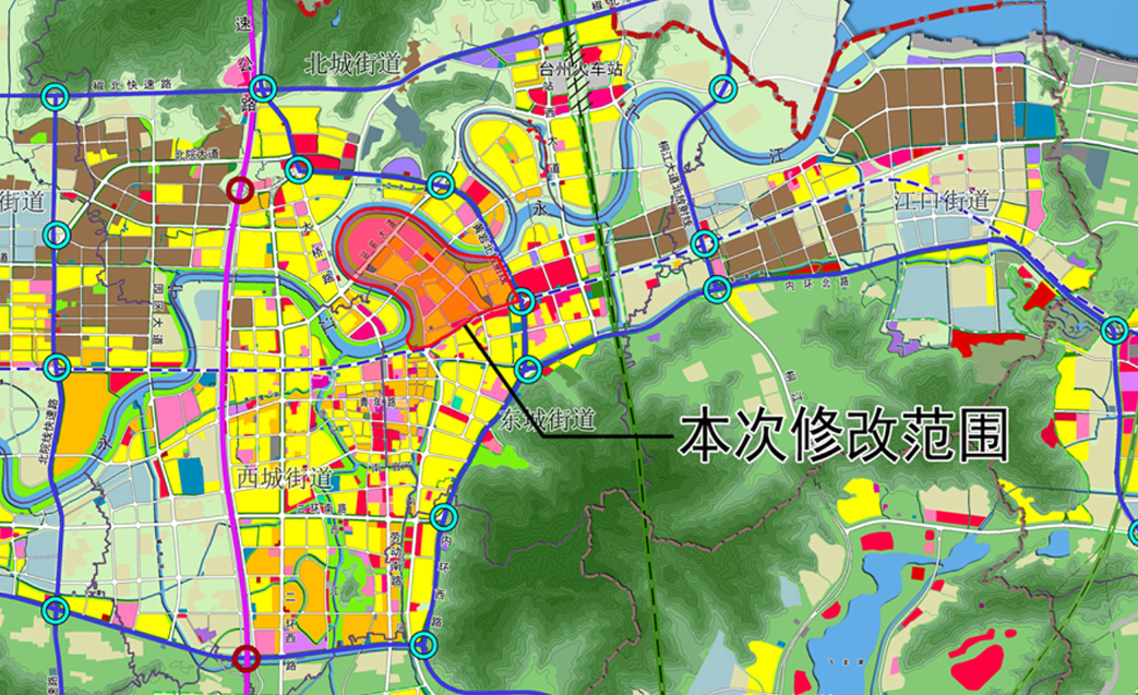 黄岩东浦未来社区区块规划调整!涉及用地布局及轻轨