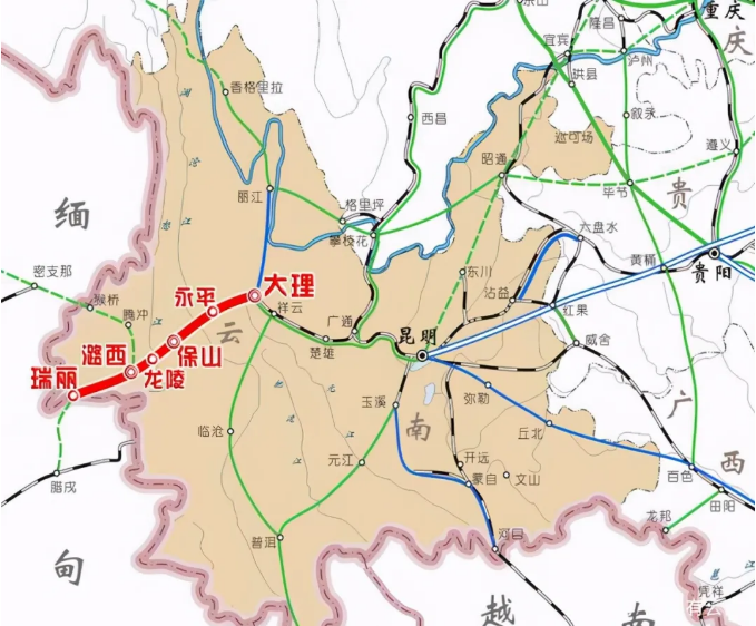 保山火车站及其商业配套都将在3月开工,通车指日可待