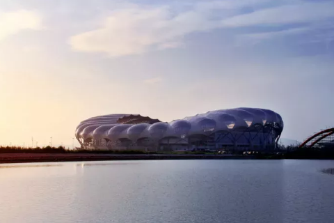 (奥体中心效果图,图源网络)