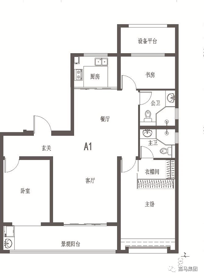 运城央玺户型图片