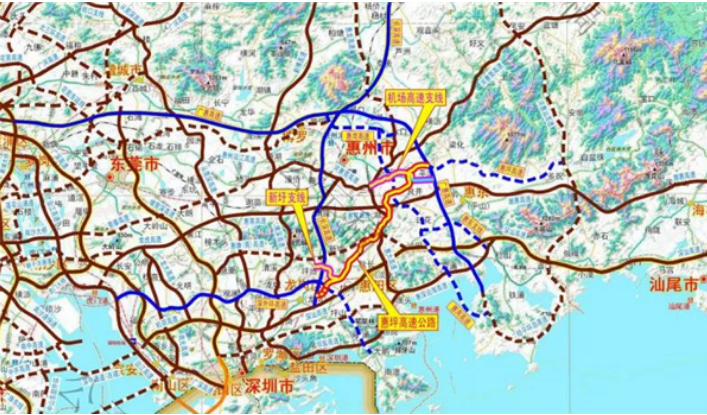 惠州到深圳將再建一條高速路!途經這些地方