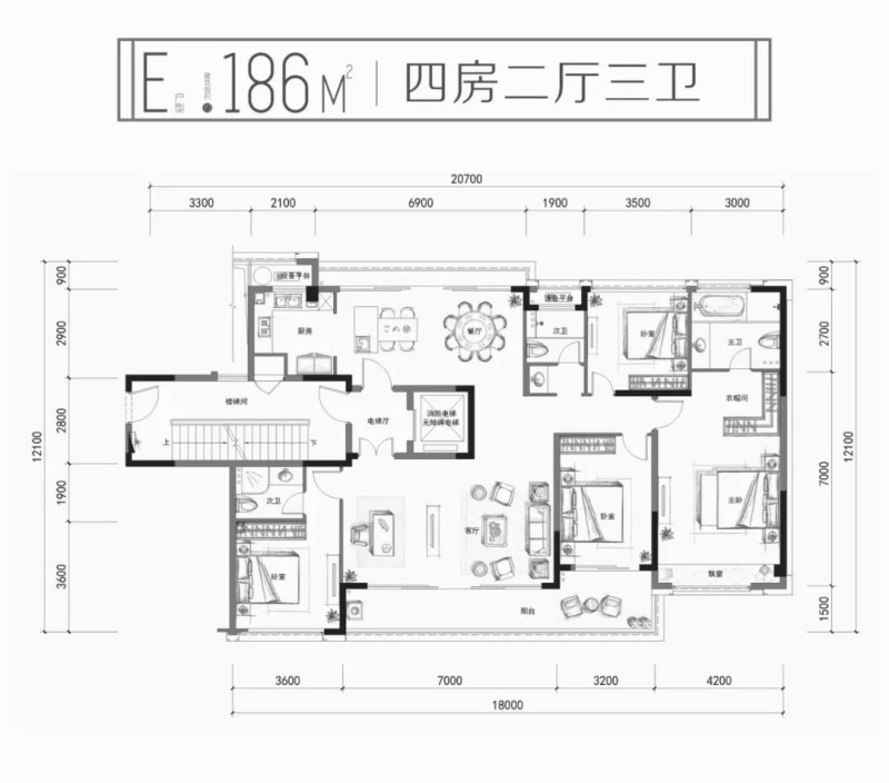 鸿翔云望雅苑户型图