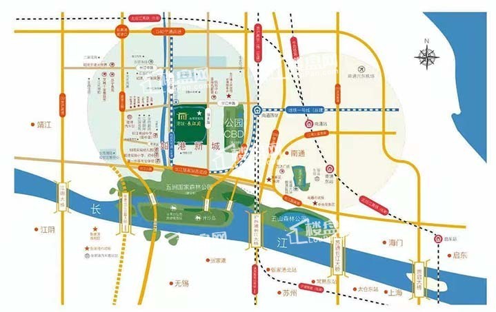 主要交通工程是南通地铁延伸到如皋长江镇以及张皋过江通道的建设