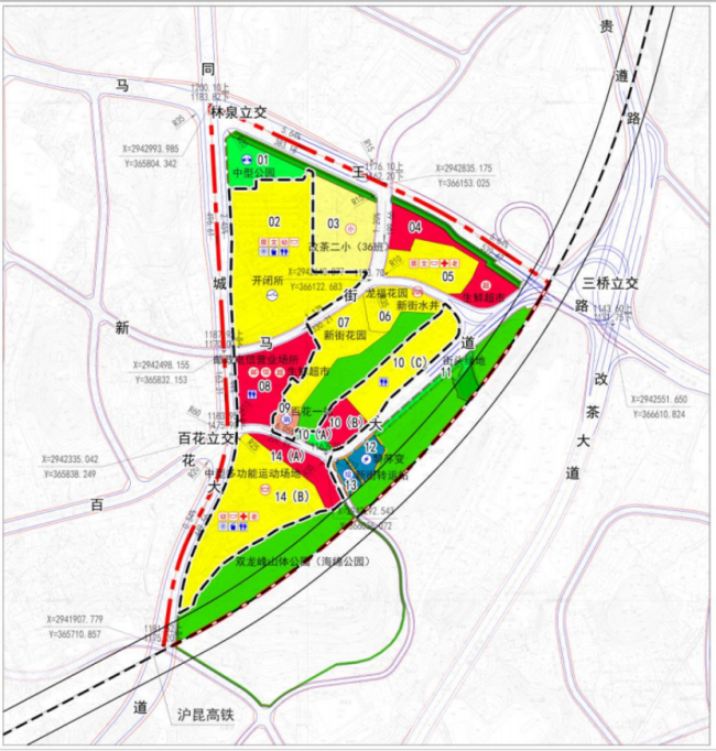 贵阳三马片区总规划图图片