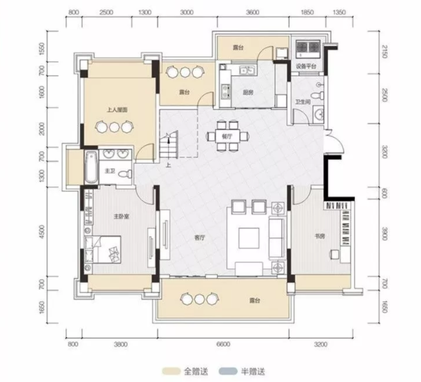 溪涪和院二期户型图图片