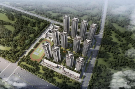 广州增城时代名著项目鸟瞰图
