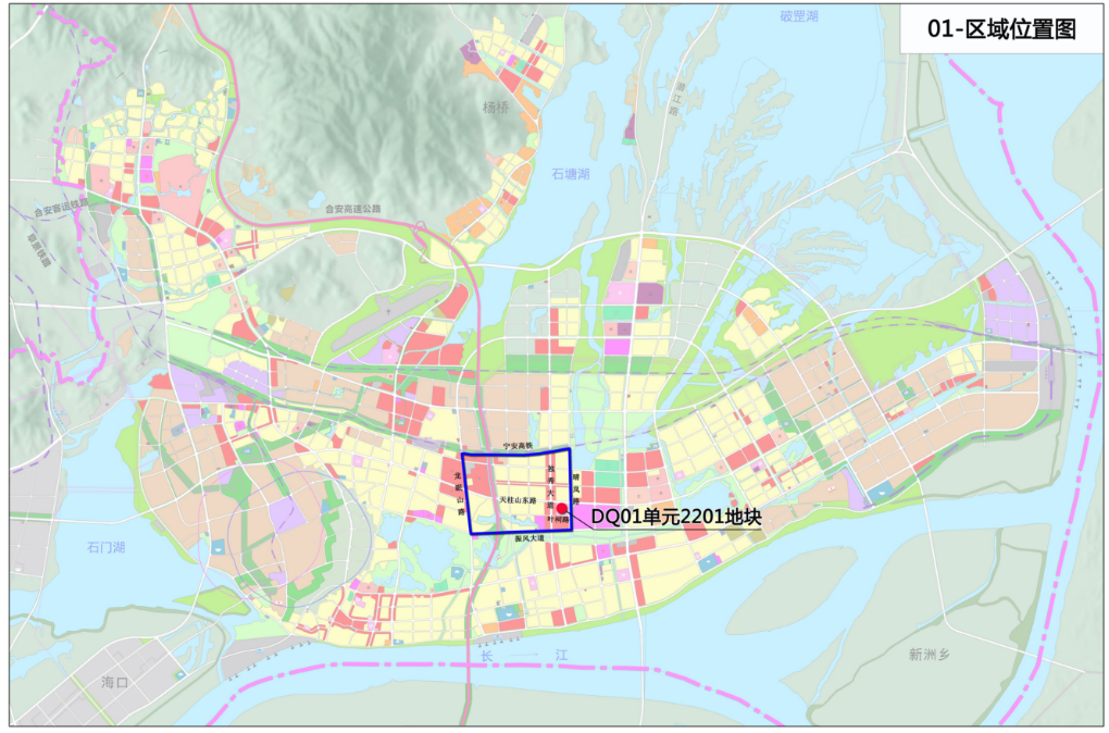 《安庆市东部新城DQ01-2201地块控制性详细规划》公示