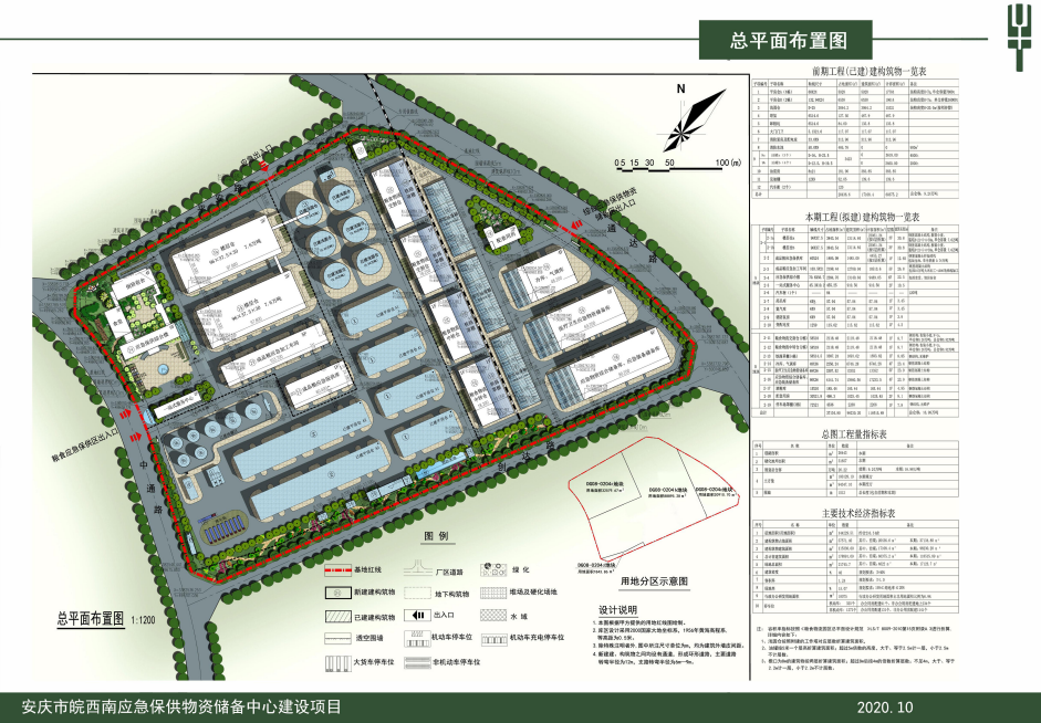 安庆市皖西南应急保供物资储备中心建设项目规划建筑方案通过