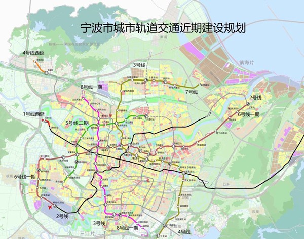 宁波8号线地铁线路图图片