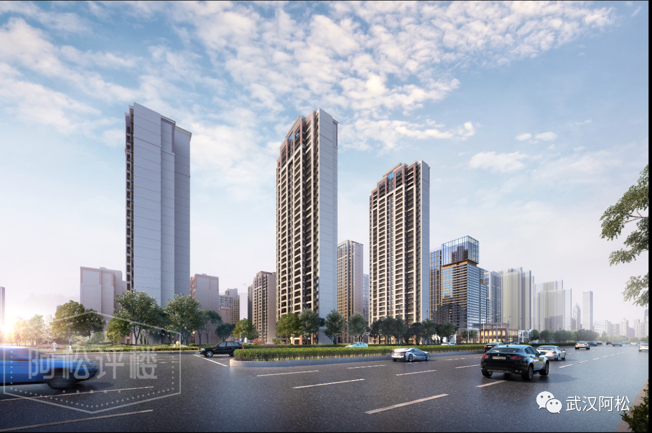 该项目地处武昌发展的潜力新区——青菱新城