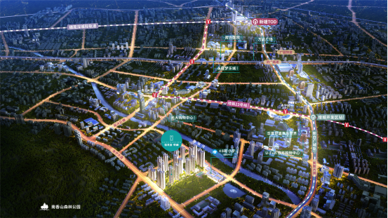 广州增城佳兆业悦峰项目周边配套示意图