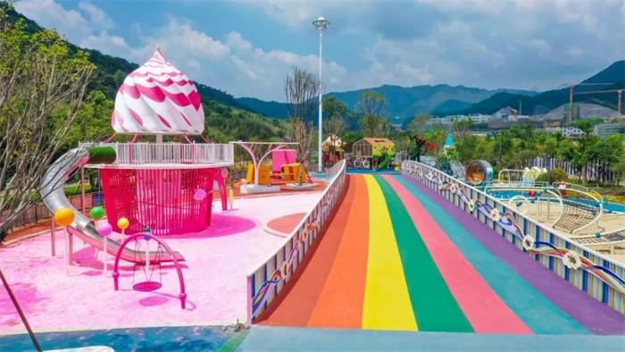 未来城儿童(体育)公园紧临龙岩高速北出口,交通区位优势明显,总规划