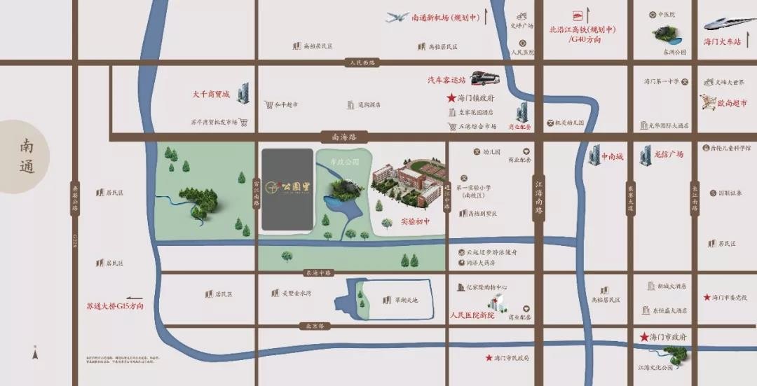 南通楼市 本地楼市富江春居公园叠墅,紧邻市政公园,及3000亩謇公湖