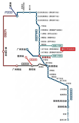 新白广城际示意图