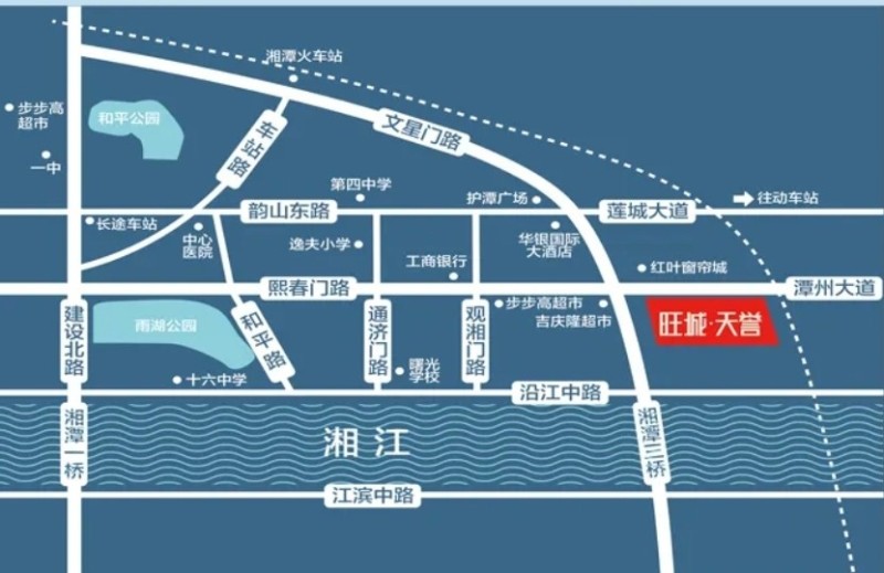 旺城·天誉区位交通图