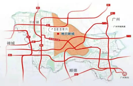 绿城桂语映月交通线网图