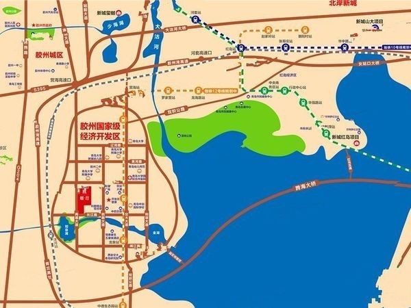 北岸新城楼号全景地图图片