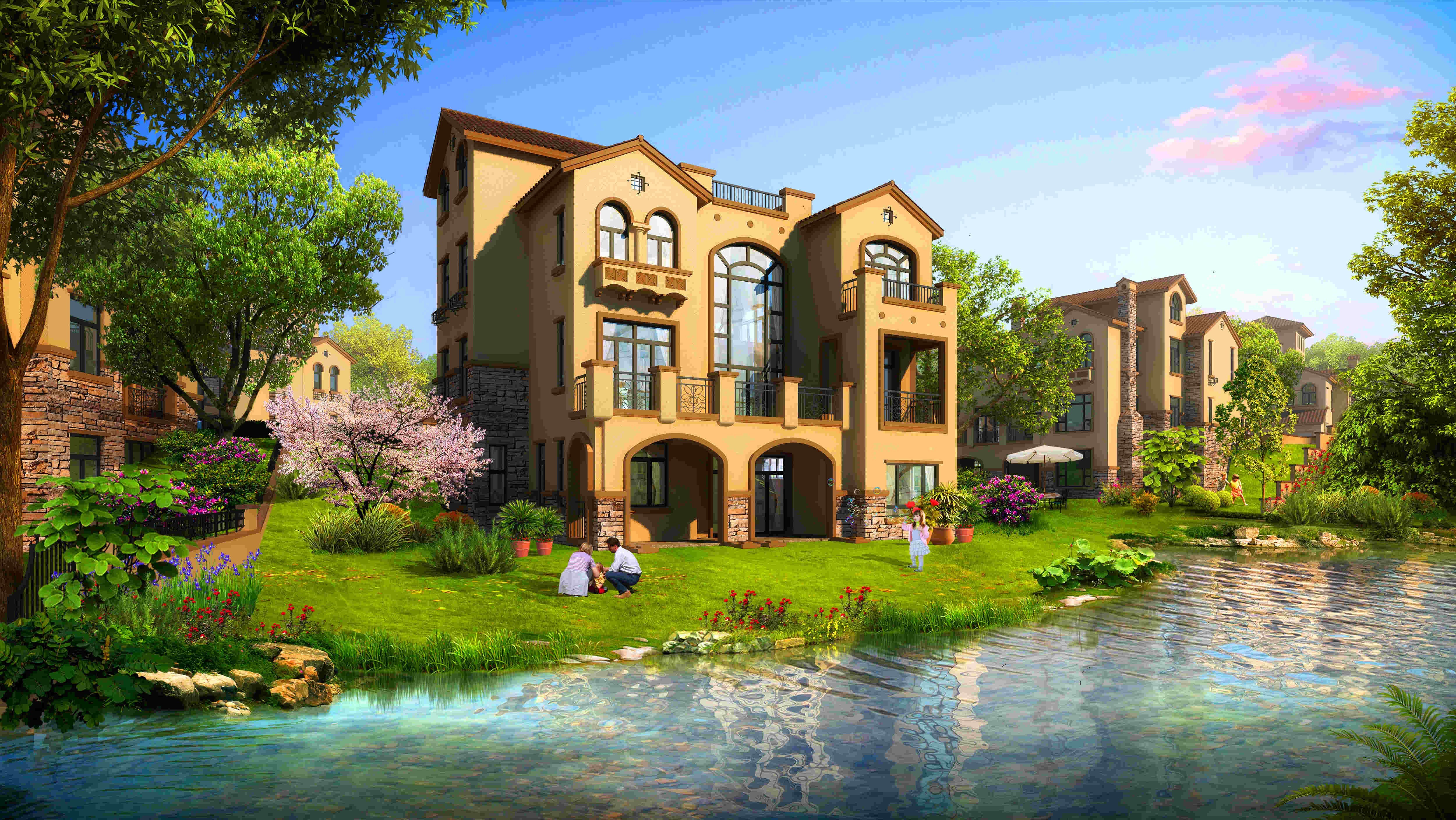 金奥湘江公馆(别墅)效果图