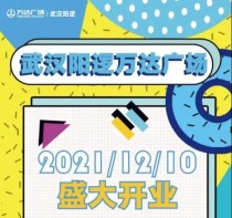 定了！武汉阳逻万达广场12月10日开业！