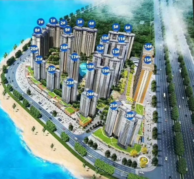 海湾一号89㎡-113㎡三室两厅,纯板式户型礼遇理想生活