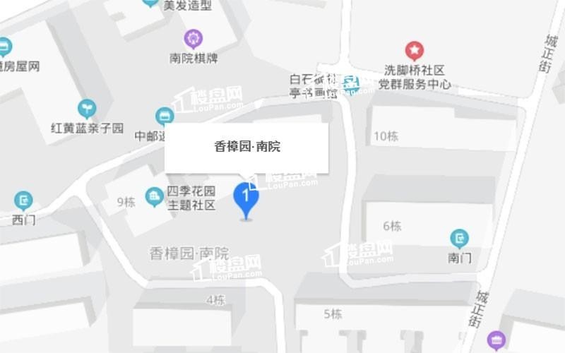 天元香樟园南院三期区位交通图