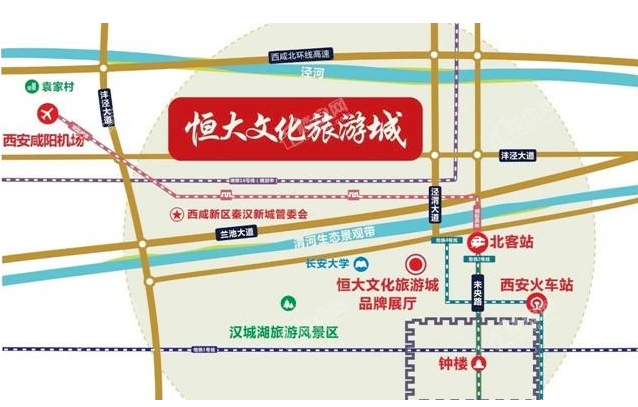 西安恒大文化旅游城楼盘详情
