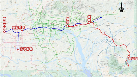 广州地铁28号线线路规划示意图