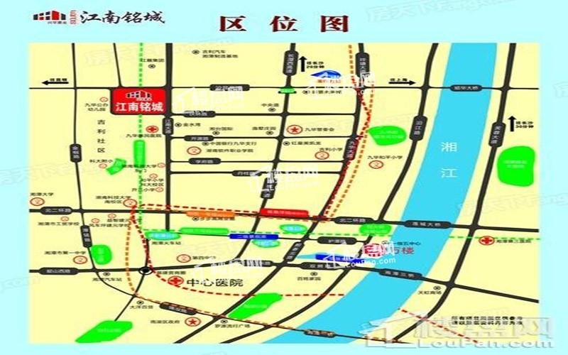 江南铭城区位交通图