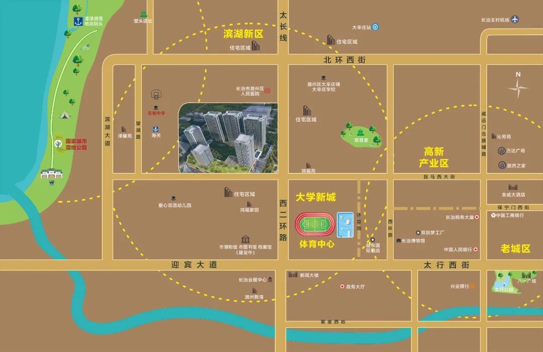 长治帝景广场规划图片