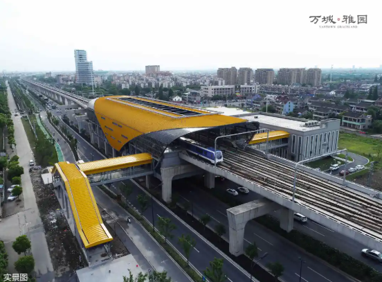 杭海城际铁路实景图