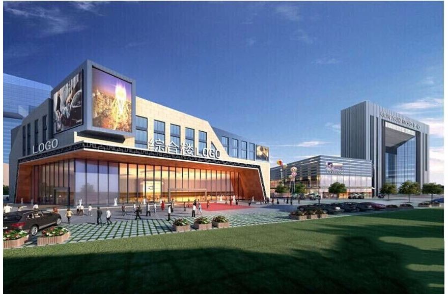 桂海东盟商贸中心效果图项目规划有五大功能,汇聚五金机电,家居建材
