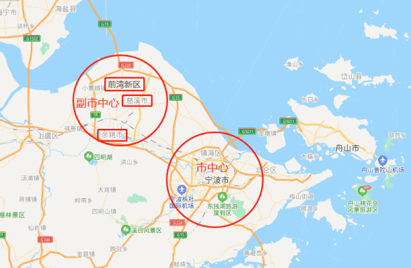 杭州湾新区交通区位图