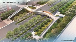 2021年运城中心城区新建3座“高颜值”人行天桥